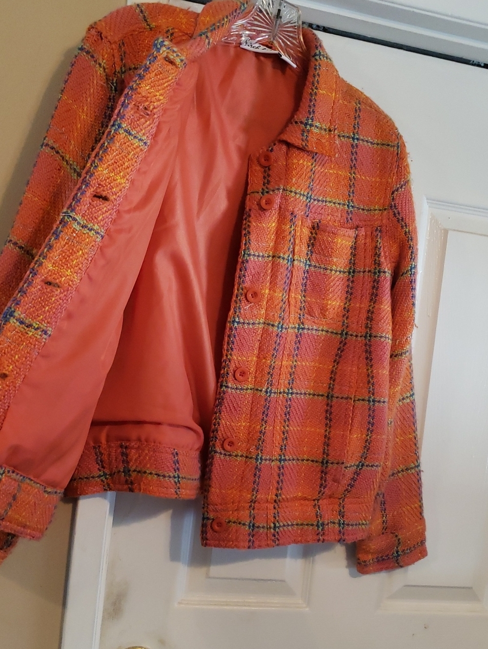 Plaid Button-Up Jacket - Picture 10 of 15